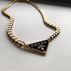 Repurposed Prada Necklace